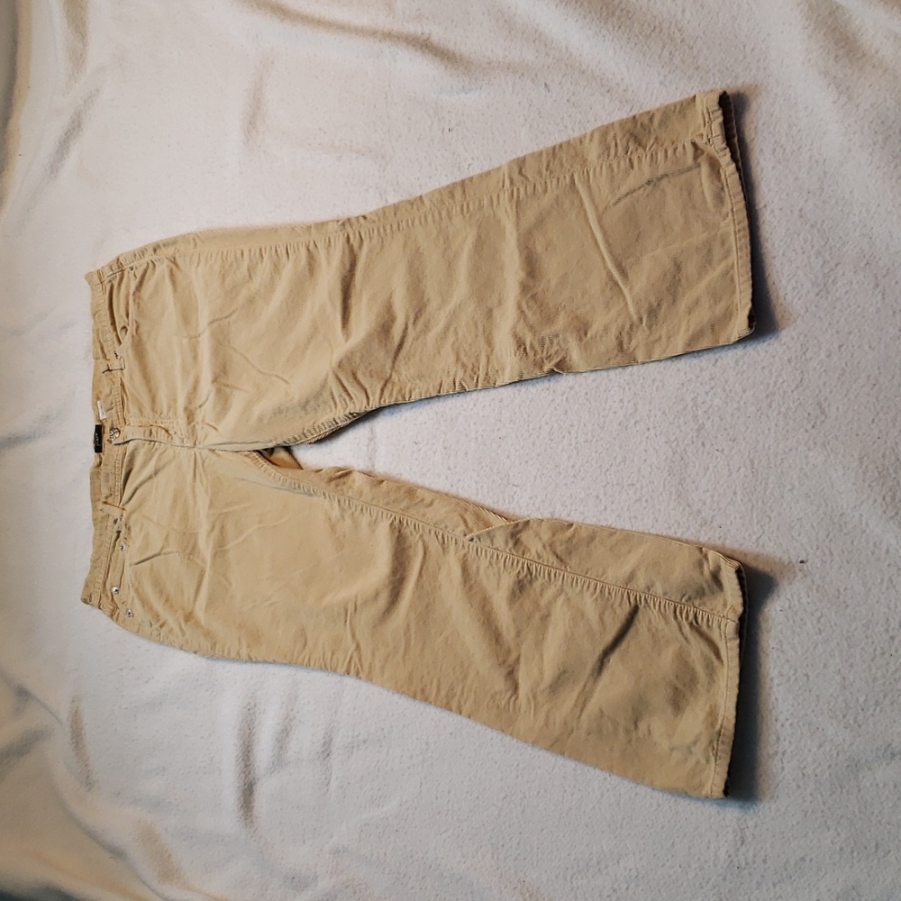 J. Crew Maize Colored Bootcut Corduroy Pants